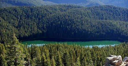 Council Lake as seen from Council Bluff