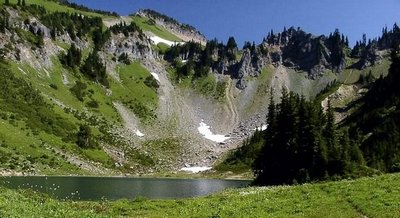 Upper Tatoosh Lake in the Tatoosh Wilderness