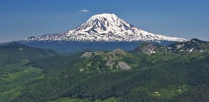 Mt. Adams from  Cispus Point